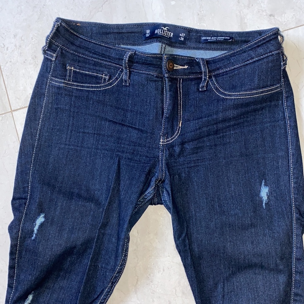 Hollister Low Rise Jean Legging Crop